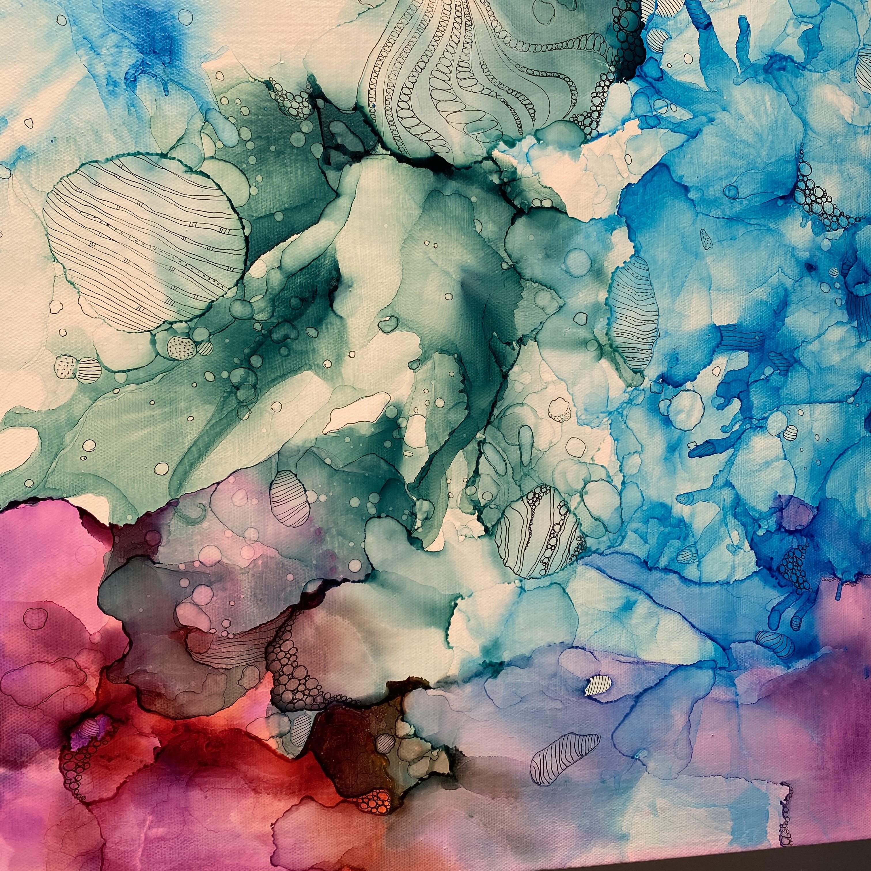 NEW! Yupo paper for alcohol ink - natural paper - diamond painting by Ursus